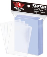 100 High-Quality Clear Card Protectors - Ideal for Collectors and Hobbyists