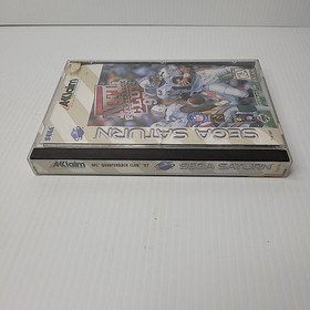 NFL Quarterback Club 97 (Sega Saturn, 1996) With Manual