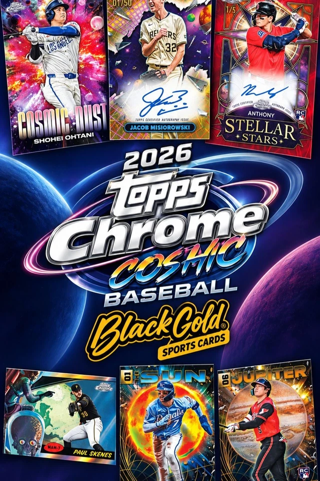 2026 Topps Chrome Cosmic Baseball RELEASE DAY!!!