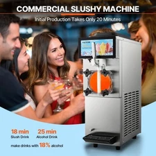 VEVOR Commercial Slushy Machine, 12L / 3.17 Gal Single Tank, Cool and Freeze Mod