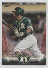 2018 Topps Topps Salute Series 2 Walk-Offs Red 9/10 Khris Davis #S-10 4r3
