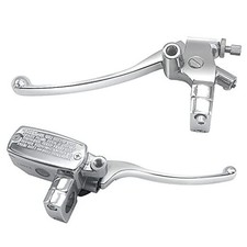 Left & Right Brake Master Cylinder Clutch Lever for Honda VT600 VT750 Chrome