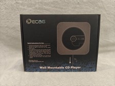 KC-809 Wall Mounted CD Player Bluetooth FM Radio USB Remote Control NIB