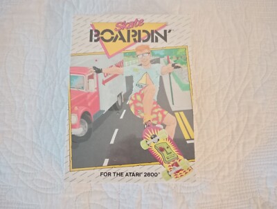 Skate Boarding New Sealed for Atari 2600 Game is NTSC-USA