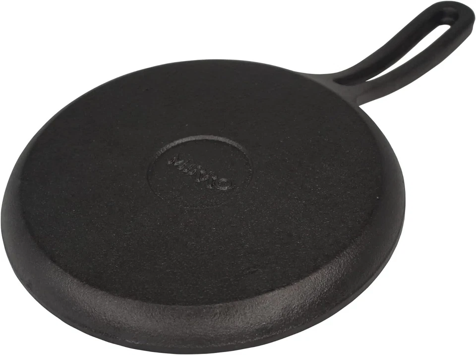 Mirro Cast Iron Skillet 6.5'' Pre-seasoned Oven Safe Indoor Outdoor Griddle - Image 2 of 4