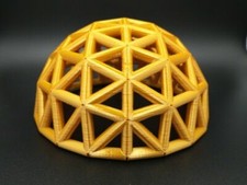 Geodesic Dome Buckminister Fuller 3D Printed Architectural Model 6" PICK COLOR