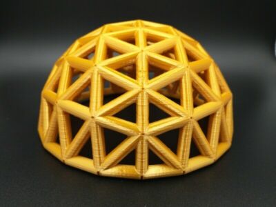 Geodesic Dome Buckminister Fuller 3D Printed Architectural Model 6'' PICK COLOR