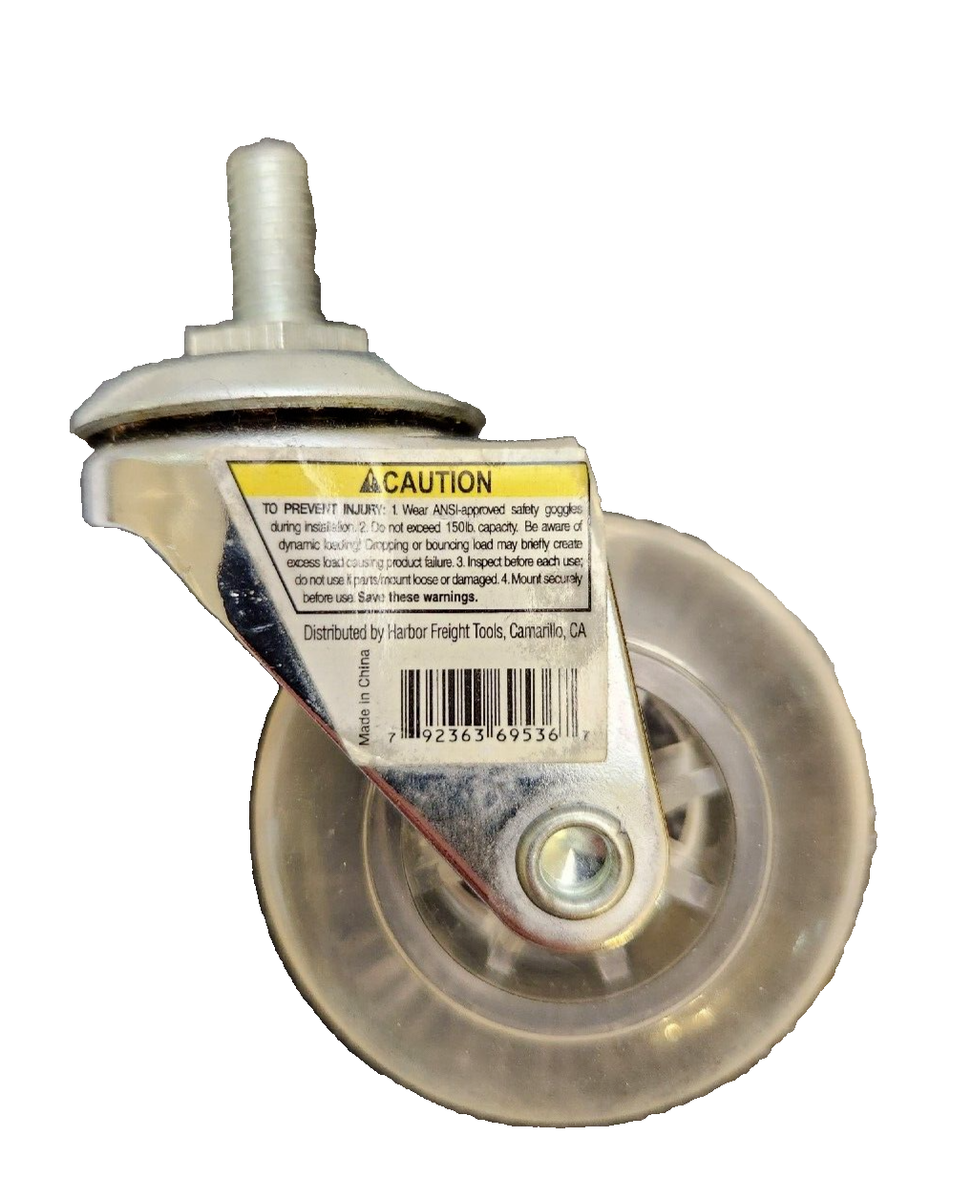 90 Lb 2” Clear Polyurethane Swivel Caster #69536 | eBay