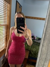 lulus dress small pink