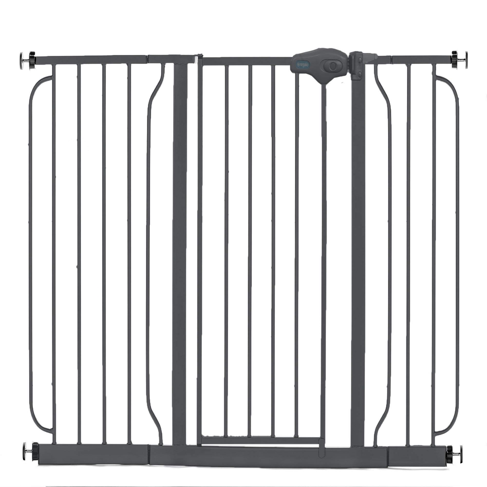 Regalo Easy Step 49-Inch Extra Wide Baby Gate Includes 4-Inch and 12-Inch Ext...