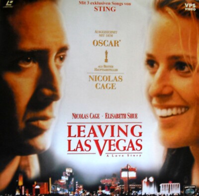 Laserdisc '' LEAVING LAS VEGAS '' - PAL Deutsch - NEU / UNGEÖFFNET - Nicolas Cage