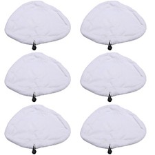 6 x Microfibre Steam Mop Pads For Vax S2 Bionaire Delta Efbe-Schott H20 X5