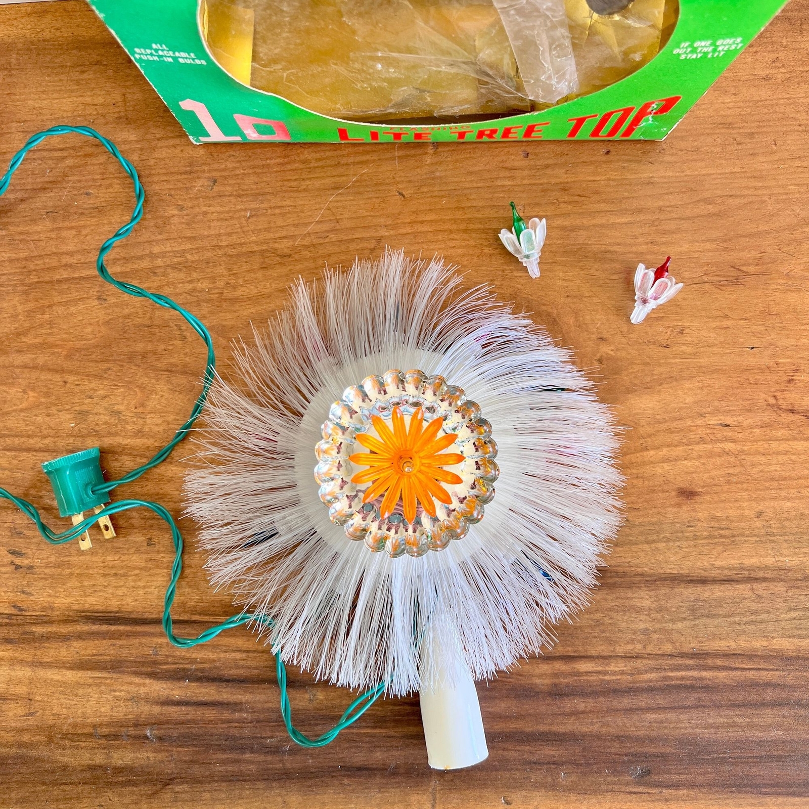 Tree Topper Vintage Christmas Tree Topper Halo Lighted Tree Topper eBay