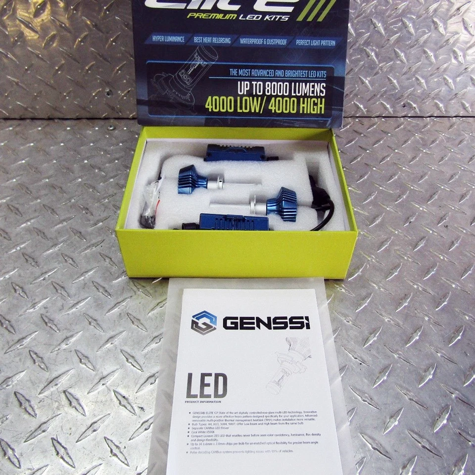 LED Kit Xenon Headlight Kit Hi Low Beam Bulb for Polaris Indy 550 600 Rush  - Image 2 of 4