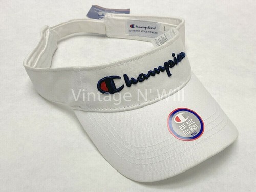 Champion White Retro Embroider Logo 