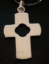 Collier argent - pendentif croix silver - titré "925"