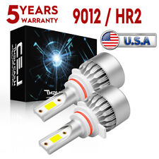 Per Cadillac XT5 2017-2019 - 2x 9012 Faro Led Anteriore 6000K Lampadine Fasci Hi/Lo