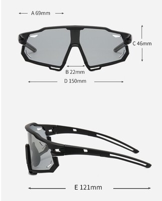 Occhiali Da Sole Fotocromatici Polarizzati Uomo - UV400 Per Ciclismo E Sport - Foto 4