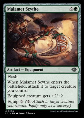 Magic the Gathering (mtg): LCI: Malamet Scythe  (x 4)
