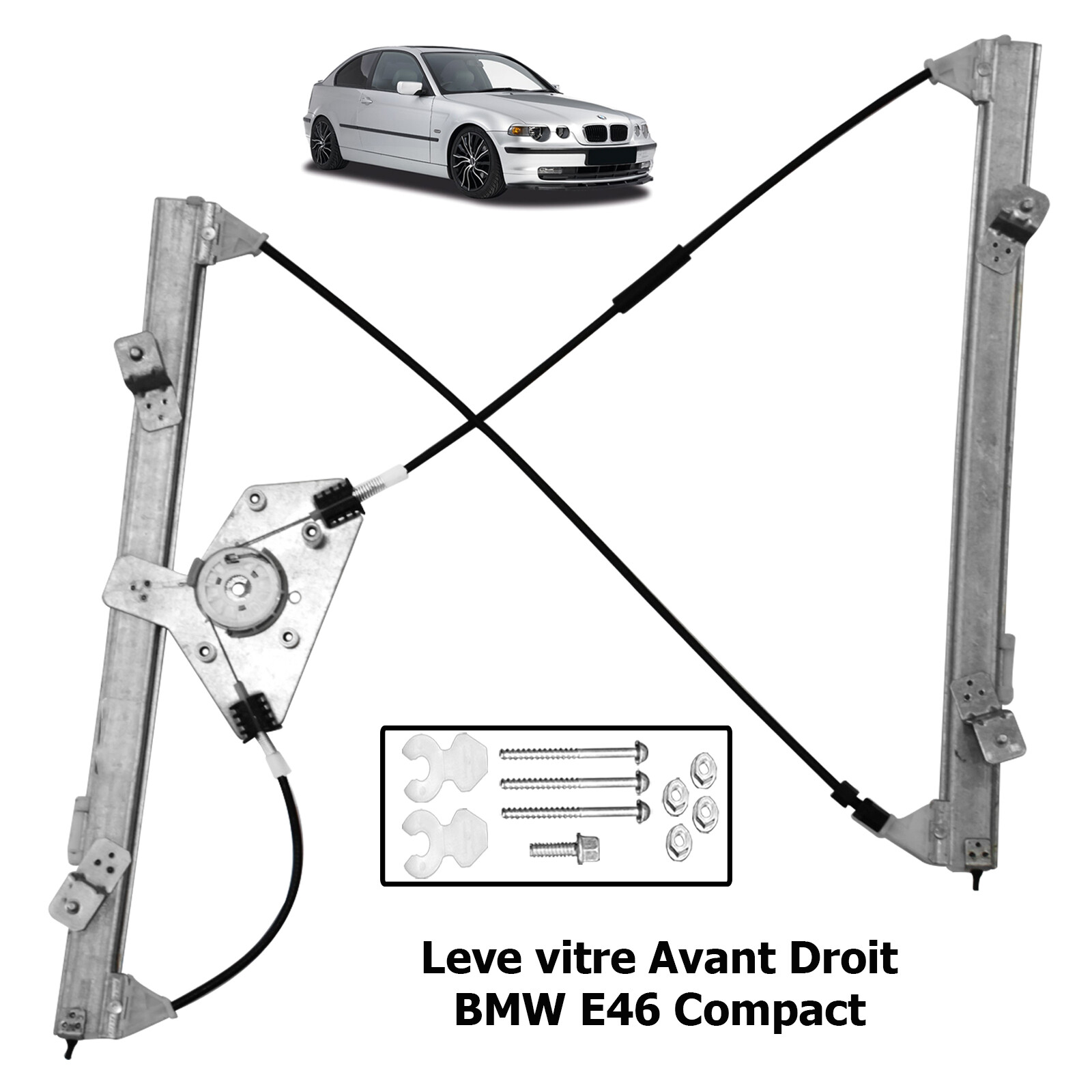 Electric Window Lift Mechanism Front Right BMW Serie 3 E46 Compact