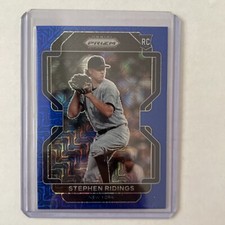 2022 Prizm Tier III Base Blue Mojo #242 Stephen Ridings /199 - New York Yankees