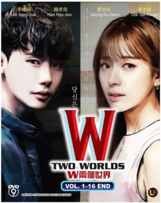 Korean Drama W-Two Worlds Vol.1-16 END DVD All Region SHIP OUT FROM USA