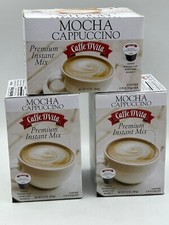 Caffe D'Vita Mocha Cappuccino Premium Instant Mix 12 K-Cup Pack 3-Packs 