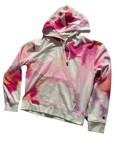 Champion Women's Campus French Terry tie dye Hoodie Medium NWT
