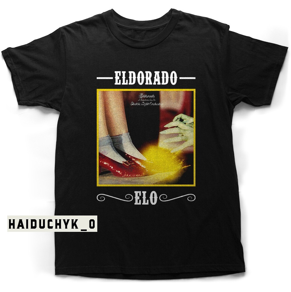 Electric Light Orchestra Eldorado Elo  Unisex Black T-shirt Size S-5XL