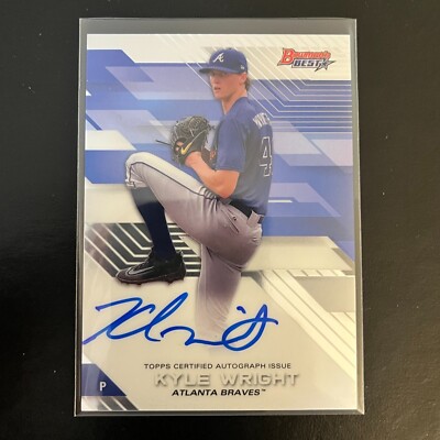 2017 Bowman's Best of 17 Autographs #B17-KW Kyle Wright Rookie Auto