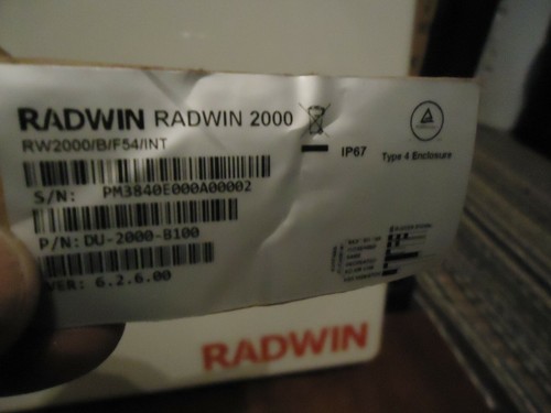 RADWIN , 2000, RW2000/B/F54INT, MODEL#DU-2000-B100, 100% NEW NO BOX - Picture 3 of 9
