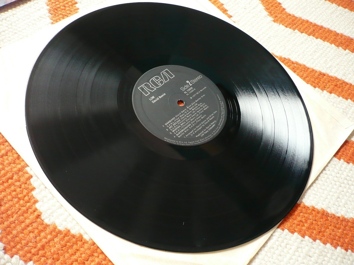 David Bowie Low Vinyl UK 1977 RCA Black Labels A1/B2 LP Stickered