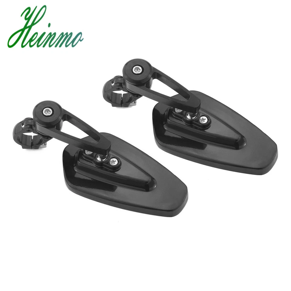 Universal Motorcycle 7/8'' 22mm Aluminum Rear View Side Mirror Handle Bar End - Imagem 3 de 4