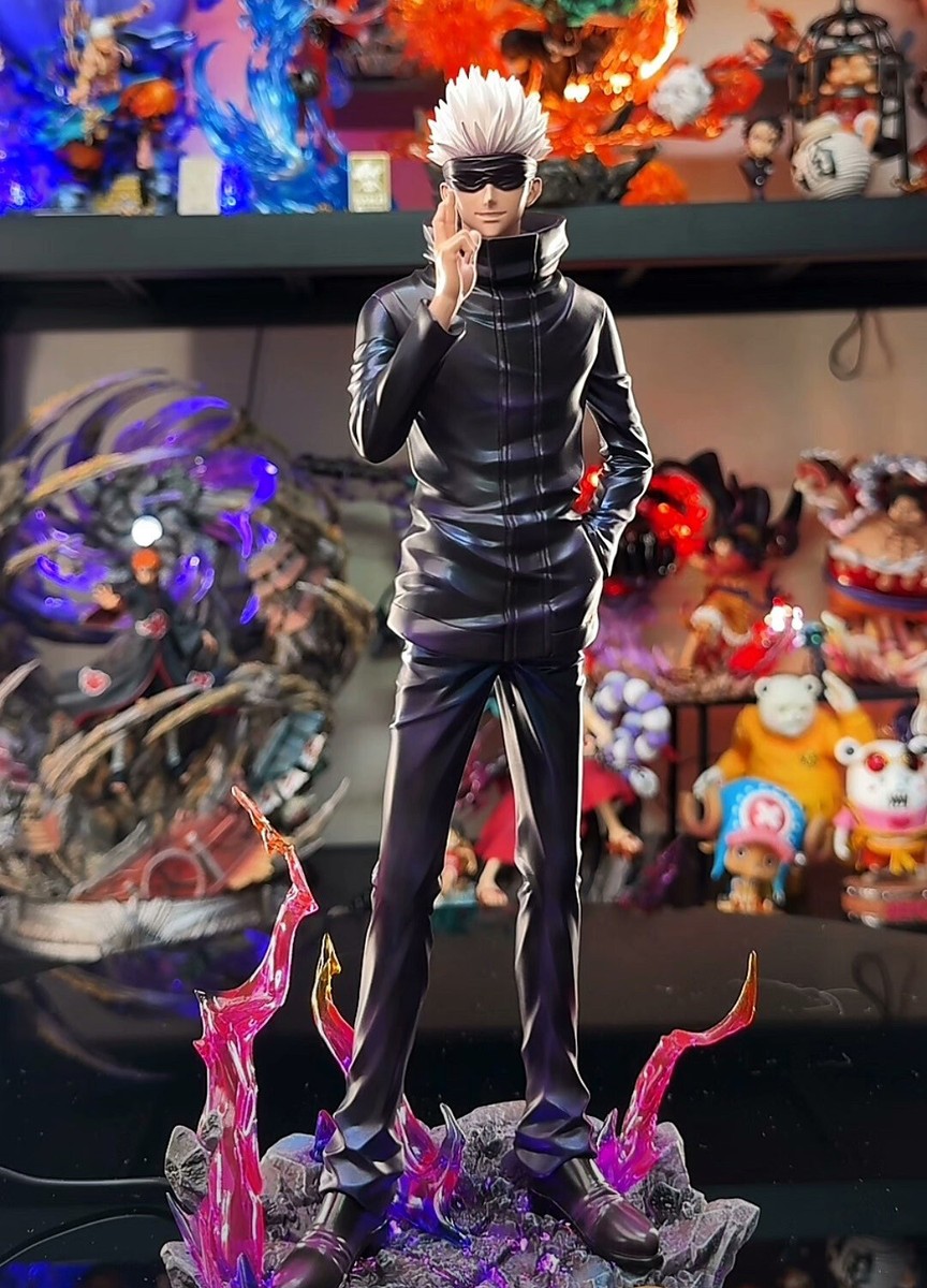 Satoru Gojo Resin LX Studio Figurine Statue Model with led 34cm | eBay
