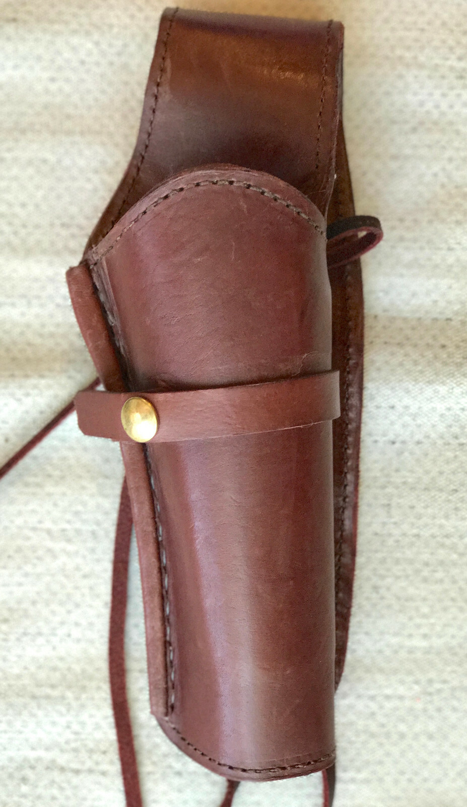 Western Express Leather Gun Holster Right Wine Smooth 45 cal