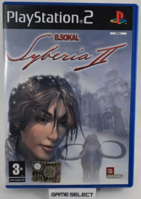 SYBERIA II B. SOKAL Sony PS2 PlayStation 2 PAL Original Complete