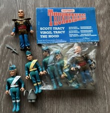 Product Image: Vtg Matchbox THUNDERBIRDS Scott Tracy, Virgil Tracy & The Hood Sealed Lot W/xtra