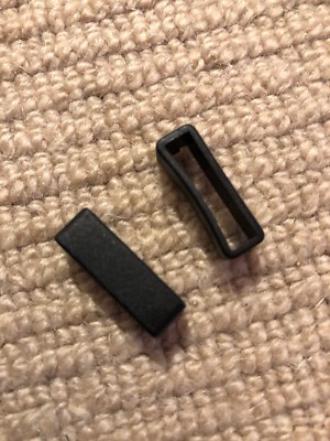 Ex Polizei 2 x 20 mm Kunststoff Gürtelschlaufen. Trennwände. Neu. V21.