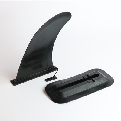 Verstärkte Surf Fin Kanu Surfboard Finnen zum Surfen (schwarz)