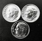 1971 P D S Roosevelt Dime - BU-BU-Proof.  FREE Shipping