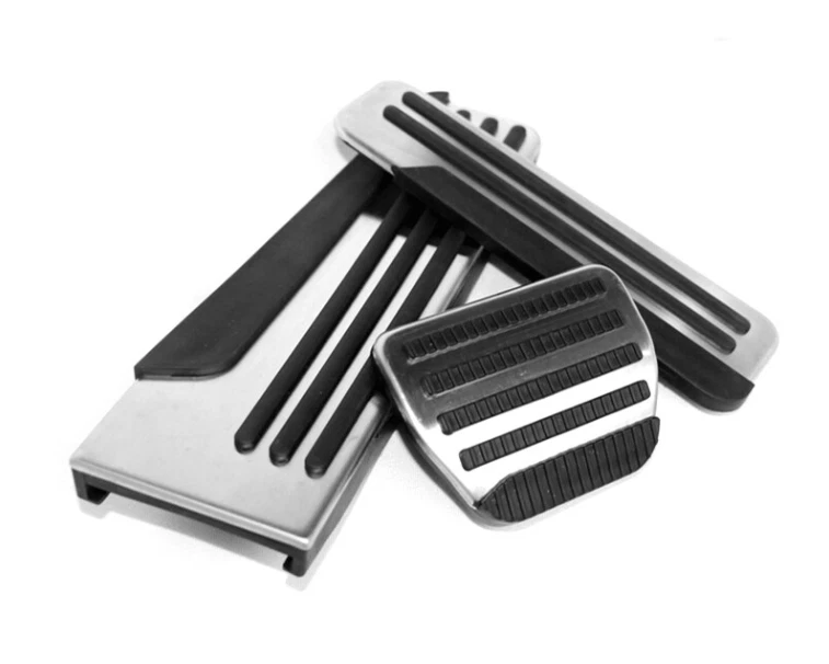 Cubierta de pedal de freno de gas AT Foot para 08 INFINITI EX25 EX35 EX37 FX37 FX35 FX50 3 PIEZAS Foto 3 de 4