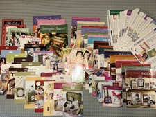 84 pc lot Stampin  Up Mini Catalogs, Technique Guides, Inspiration Sheets  More