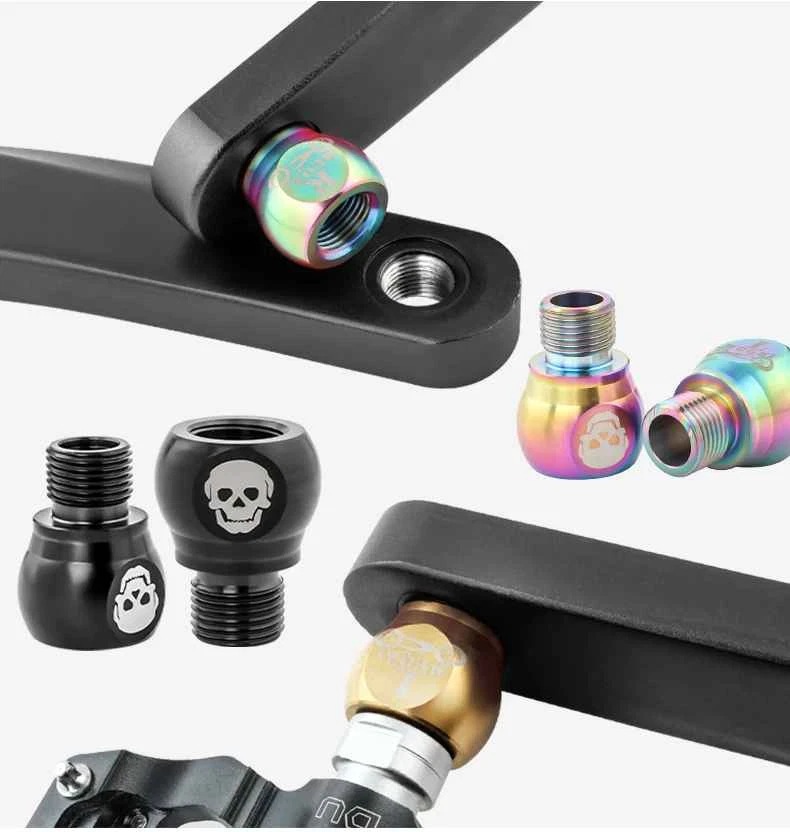 EXTENSORES DE PEDAL DE BICICLETA 20 MM MANIVELA 9/16 A PEDAL Extensión de pedal 9/16 MTB BMX Foto 4 de 4