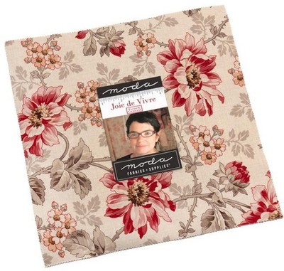 Joie de Vivre Moda Layer Cake, 42 100% Cotton 10-inch Precut Quilt Squares
