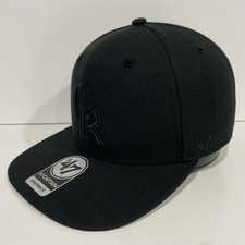 Colorado Rockies '47 Brand Hat Cap Captain Black on Black Snapback Adjustable