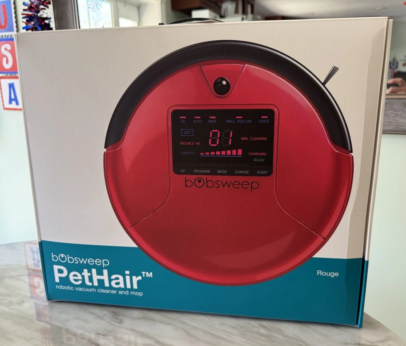 Bobsweep PetHair WP460011 Robotic Vacuum Cleaner Rouge BRAND NEW
Opens in a new window or tab