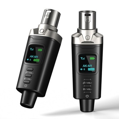 Bluetooth Receiver XLR 100ft Wireless Audio Adapter 2 Pack Aokeo AK-M1