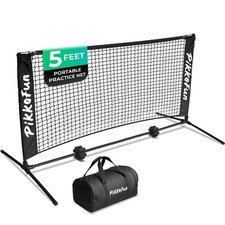 Mini Pickleball Net 5 FT Wide , Small Portable Dink Practice Net for Indoor ...
