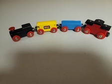 Brio Wooden Railway Freight Train 33317 Vintage