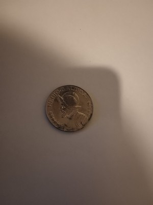1993 REPUBLICA DE PANAMA 1/2 MEDIO BALBOA COPPER-NICKEL CLAD COPPER